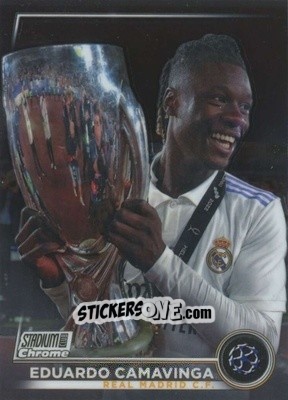 Sticker Eduardo Camavinga - Stadium Club Chrome UEFA Club Competitions 2022-2023
 n. 67 - Topps