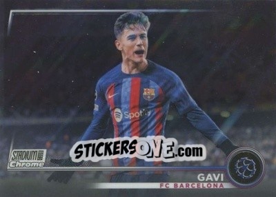 Sticker Gavi - Stadium Club Chrome UEFA Club Competitions 2022-2023
 n. 68 - Topps
