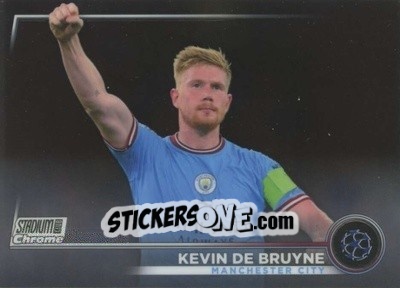 Sticker Kevin De Bruyne - Stadium Club Chrome UEFA Club Competitions 2022-2023
 n. 74 - Topps