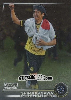 Sticker Shinji Kagawa - Stadium Club Chrome UEFA Club Competitions 2022-2023
 n. 78 - Topps