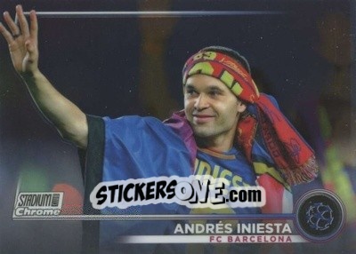 Sticker Andrés Iniesta - Stadium Club Chrome UEFA Club Competitions 2022-2023
 n. 84 - Topps