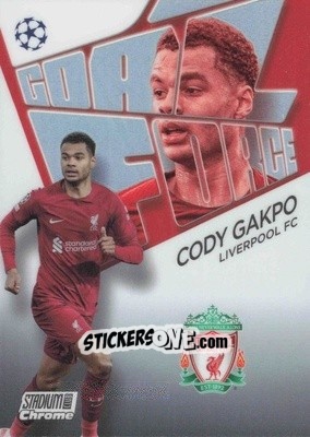Sticker Cody Gakpo - Stadium Club Chrome UEFA Club Competitions 2022-2023
 n. GF-CG - Topps