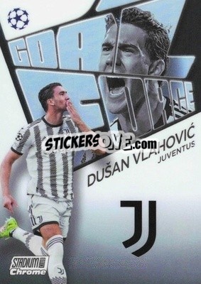 Sticker Dusan Vlahovic - Stadium Club Chrome UEFA Club Competitions 2022-2023
 - Topps