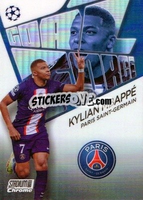 Cromo Kylian Mbappé - Stadium Club Chrome UEFA Club Competitions 2022-2023
 - Topps