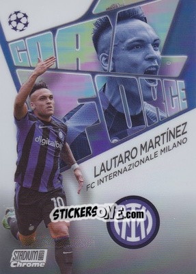 Sticker Lautaro Martínez - Stadium Club Chrome UEFA Club Competitions 2022-2023
 n. GF-LM - Topps