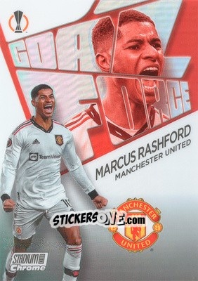 Sticker Marcus Rashford - Stadium Club Chrome UEFA Club Competitions 2022-2023
 n. GF-MR - Topps