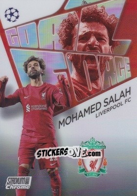 Sticker Mohamed Salah - Stadium Club Chrome UEFA Club Competitions 2022-2023
 n. GF-MS - Topps
