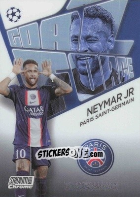 Sticker Neymar Jr - Stadium Club Chrome UEFA Club Competitions 2022-2023
 n. GF-NJR - Topps
