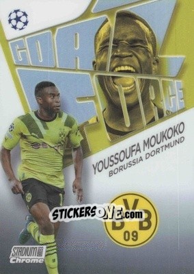 Sticker Youssoufa Moukoko - Stadium Club Chrome UEFA Club Competitions 2022-2023
 n. GF-YM - Topps