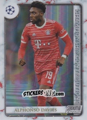 Sticker Alphonso Davies - Stadium Club Chrome UEFA Club Competitions 2022-2023
 n. CC-AD - Topps
