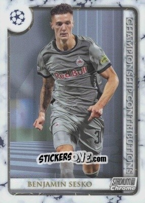 Sticker Benjamin Sesko - Stadium Club Chrome UEFA Club Competitions 2022-2023
 n. CC-BS - Topps