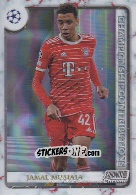 Sticker Jamal Musiala - Stadium Club Chrome UEFA Club Competitions 2022-2023
 n. CC-JM - Topps