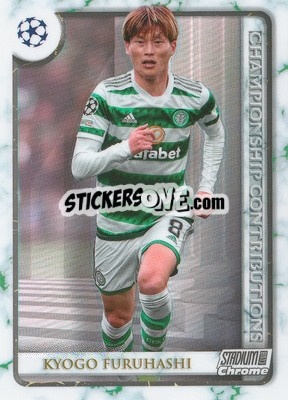 Sticker Kyogo Furuhashi - Stadium Club Chrome UEFA Club Competitions 2022-2023
 - Topps