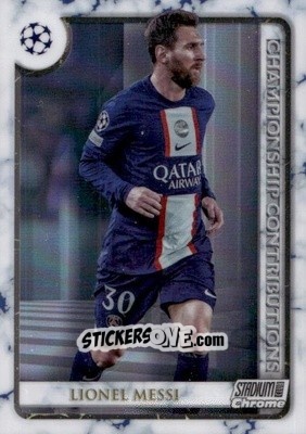 Sticker Lionel Messi - Stadium Club Chrome UEFA Club Competitions 2022-2023
 n. CC-LM - Topps