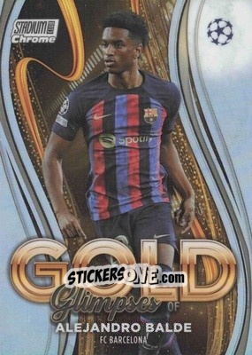 Sticker Alejandro Balde - Stadium Club Chrome UEFA Club Competitions 2022-2023
 n. GG-AB - Topps