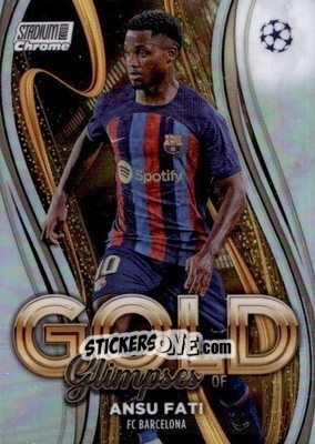 Sticker Ansu Fati - Stadium Club Chrome UEFA Club Competitions 2022-2023
 n. GG-AF - Topps