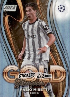 Sticker Fabio Miretti - Stadium Club Chrome UEFA Club Competitions 2022-2023
 n. GG-FM - Topps