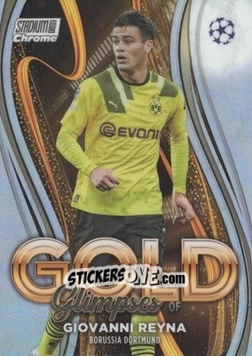 Sticker Giovanni Reyna - Stadium Club Chrome UEFA Club Competitions 2022-2023
 n. GG-GR - Topps