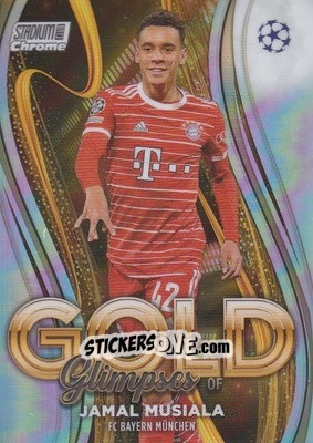 Sticker Jamal Musiala - Stadium Club Chrome UEFA Club Competitions 2022-2023
 n. GG-JM - Topps