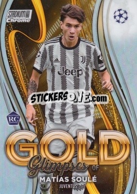 Sticker Matias Soule - Stadium Club Chrome UEFA Club Competitions 2022-2023
 - Topps