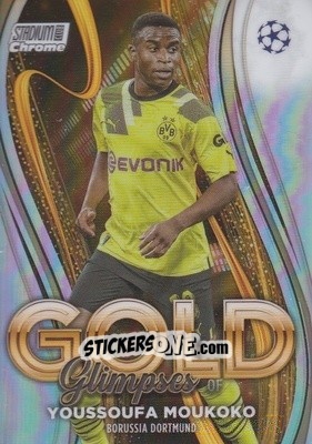 Sticker Youssoufa Moukoko - Stadium Club Chrome UEFA Club Competitions 2022-2023
 n. GG-YM - Topps