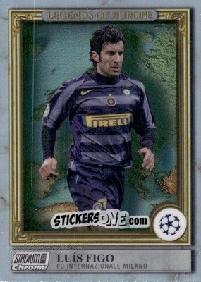 Sticker Luís Figo - Stadium Club Chrome UEFA Club Competitions 2022-2023
 n. LE-LF - Topps