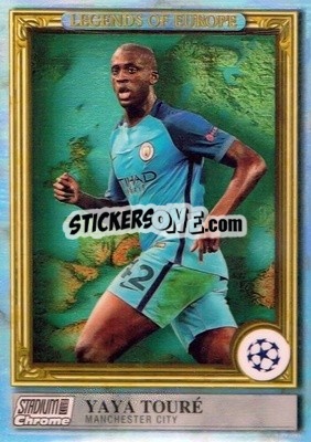 Sticker Yaya Touré - Stadium Club Chrome UEFA Club Competitions 2022-2023
 n. LE-YT - Topps
