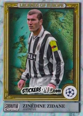Sticker Zinedine Zidane - Stadium Club Chrome UEFA Club Competitions 2022-2023
 n. LE-ZZ - Topps