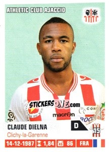 Sticker Claude Dielna - FOOT 2013-2014 - Panini