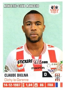 Figurina Claude Dielna - FOOT 2013-2014 - Panini