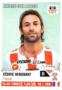 Figurina Cédric Hengbart - FOOT 2013-2014 n. 5 - Panini