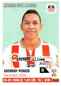 Cromo Grenddy Perozo - FOOT 2013-2014 n. 9 - Panini