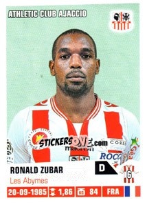 Cromo Ronald Zubar