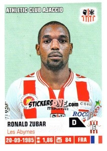 Sticker Ronald Zubar - FOOT 2013-2014 n. 11 - Panini