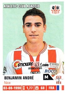 Sticker Benjamin Andre - FOOT 2013-2014 n. 12 - Panini
