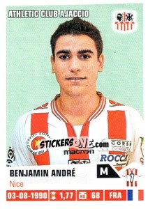 Sticker Benjamin Andre - FOOT 2013-2014 - Panini