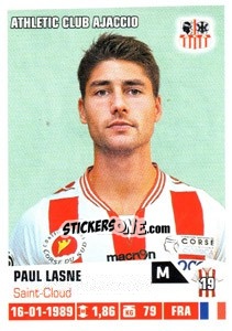 Figurina Paul Lasne - FOOT 2013-2014 - Panini