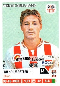 Sticker Mehdi Mostefa - FOOT 2013-2014 n. 17 - Panini