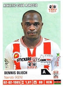 Sticker Dennis Oliech - FOOT 2013-2014 n. 22 - Panini
