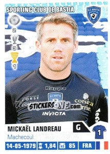Sticker Mickael Landreau - FOOT 2013-2014 - Panini