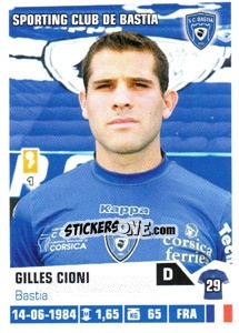 Cromo Gilles Cioni - FOOT 2013-2014 - Panini