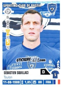 Sticker Sébastien Squillaci - FOOT 2013-2014 - Panini