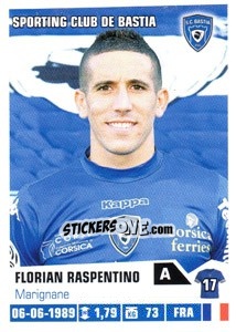 Cromo Florian Raspentino - FOOT 2013-2014 - Panini