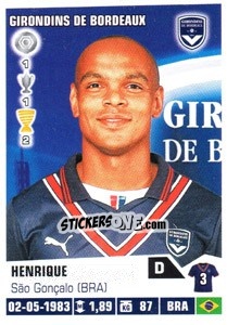 Sticker Henrique - FOOT 2013-2014 n. 53 - Panini