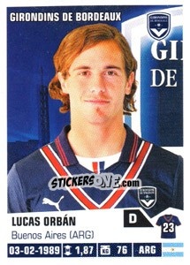 Sticker Lucas Orban - FOOT 2013-2014 n. 58 - Panini