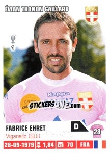 Sticker Fabrice Ehret - FOOT 2013-2014 - Panini