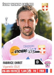 Sticker Fabrice Ehret - FOOT 2013-2014 n. 81 - Panini