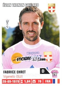 Figurina Fabrice Ehret - FOOT 2013-2014 - Panini