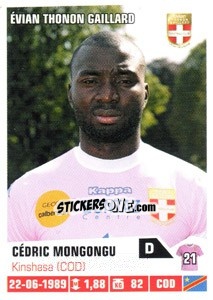 Cromo Cedric Mongongu - FOOT 2013-2014 - Panini