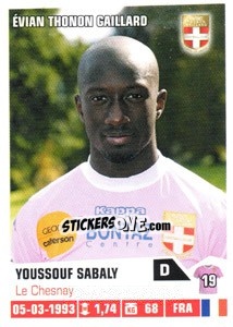 Sticker Youssouf Sabaly - FOOT 2013-2014 n. 84 - Panini